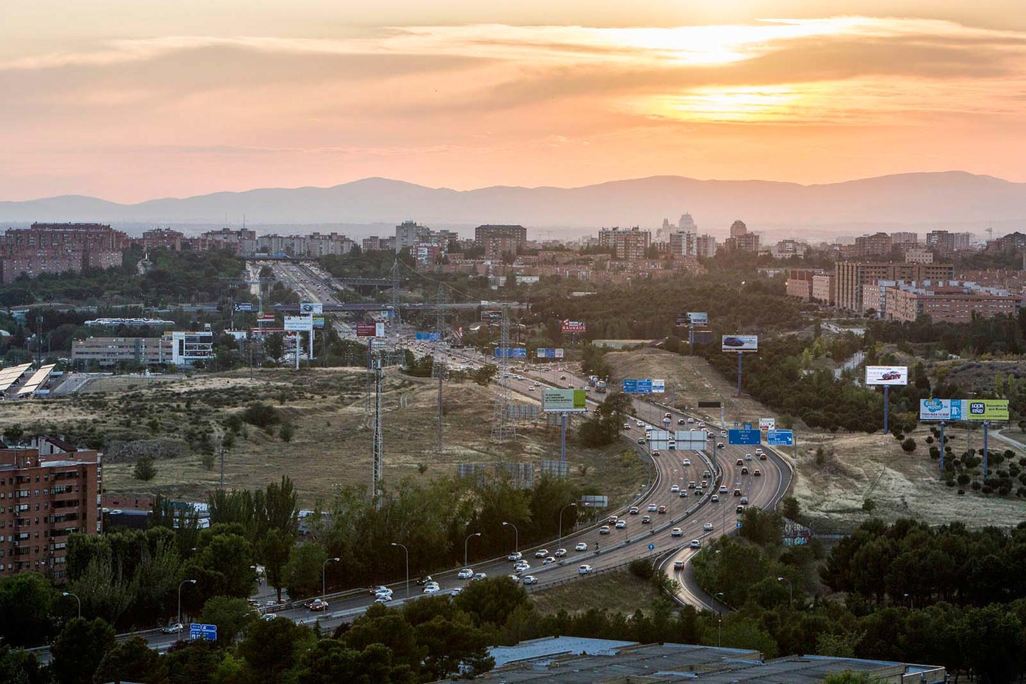Vistas del sur de Madrid desde Santa Eugenia